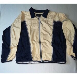 FUDA Sport Womens Jacket Blue Pastel Yellow Size Medium